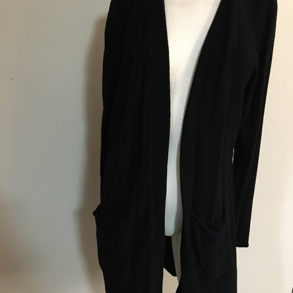 Barefoot Dreams Cardigan Black Sz Medium